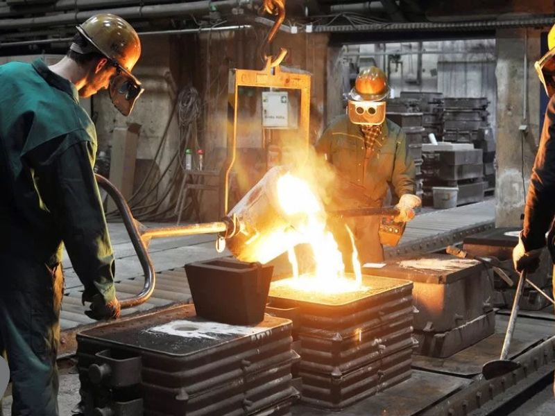 Quy trình sản xuất nắp hố ga bằng Gang