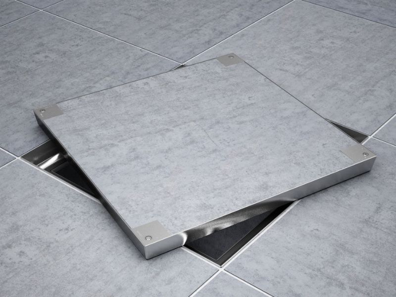 Ứng dụng thực tế của nắp hố ga lát gạch