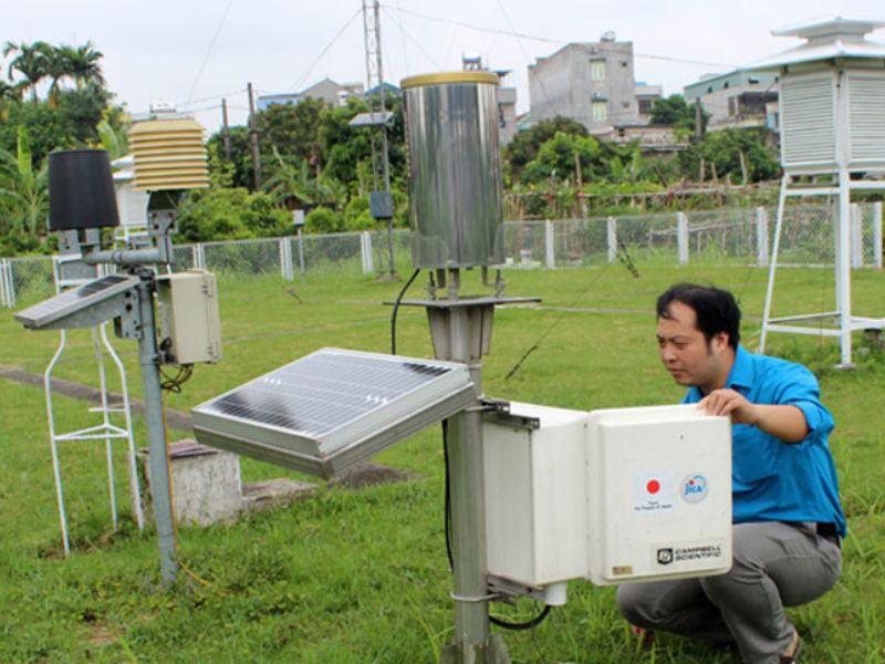 Giải pháp và hệ thống giám sát lượng mưa phổ biến