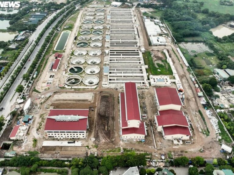 Nhà máy xử lý nước thải Yên Sở: Công trình môi trường lớn nhất Hà Nội