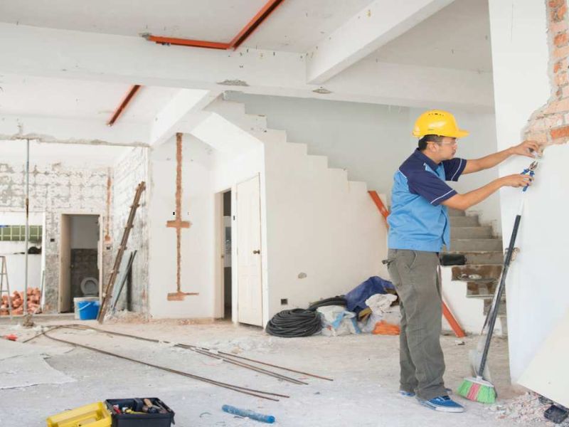 Ví dụ minh họa cách tính m² thi công điện nước